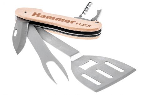 Мультитул для гриля Hammer Flex 310-310, 530195, нержавеющая сталь