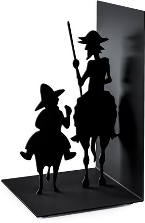 Держатель для книг Balvi "Don Quijote", цвет: черный