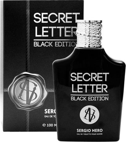 Туалетная вода Sergio Nero Secret Letter black edition (edt) муж.100ml