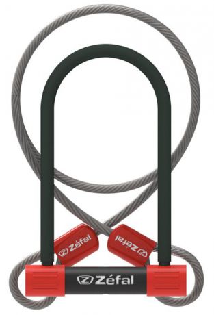 Велозамок с ключом Zefal K-Traz U13 Cable, 4944B, черный