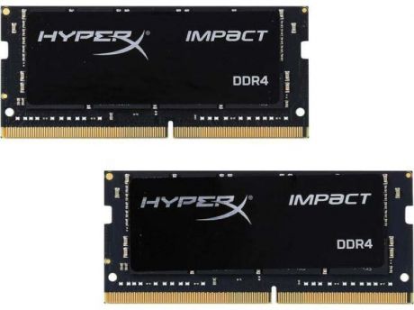 Модуль оперативной памяти HyperX Impact DDR4 SODIMM, HX424S14IBK2/32, черный