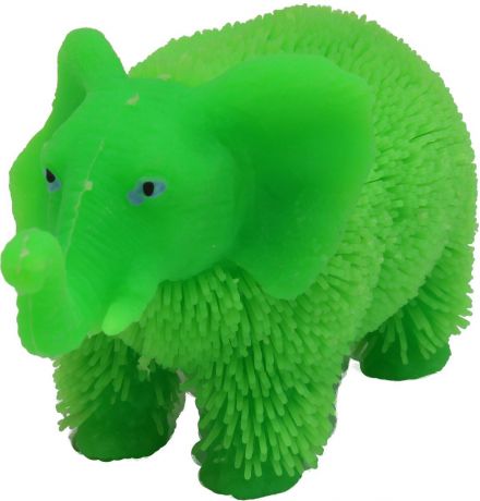 1TOY Антистрессовая игрушка Нью-Ёжики Слоник цвет зеленый