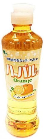 Средство для мытья посуды, овощей и фруктов "Mitsuei", концентрированное, аромат апельсина, 270 мл