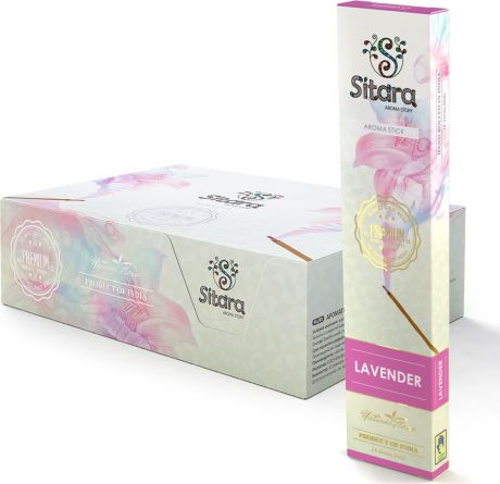 Ароматические палочки Sitara Premium "Lavender", 14 палочек