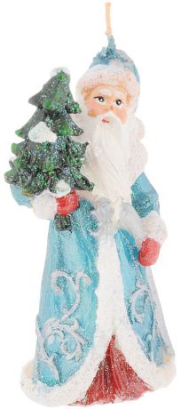 Свеча декоративная House & Holder "Дед Мороз", высота 12 см, цвет в ассортименте