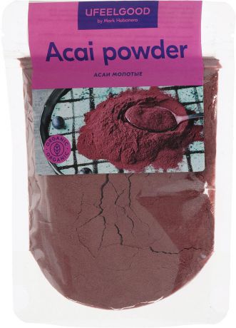 UFEELGOOD Organic Acai Premium Powder органические молотые ягоды асаи, 100 г