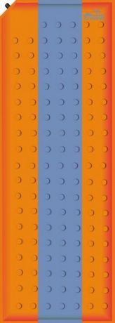 Коврик самонадувающийся "Tramp", цвет: оранжевый, синий, 180 х 50 х 2,5 см. TRI-002