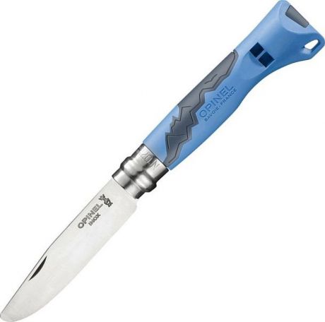 Нож складной Opinel Specialists Outdoor Junior, цвет: синий, клинок 7 см