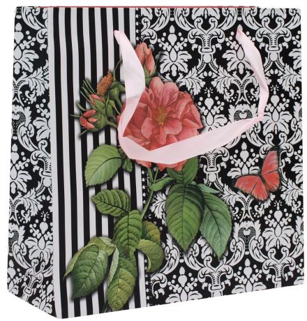 Пакет подарочный Perfect Craft "Бархатная роза", 25 х 25 х 10 см