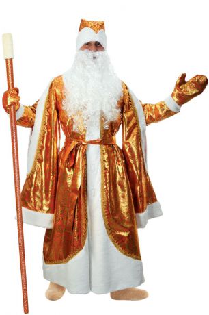 Карнавальный костюм Страна Карнавалия "Дед Мороз", цвет: золотой. Размер 48/50