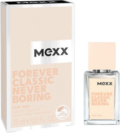 Туалетная вода Mexx Forever Classic Never Boring For Her, 15 мл
