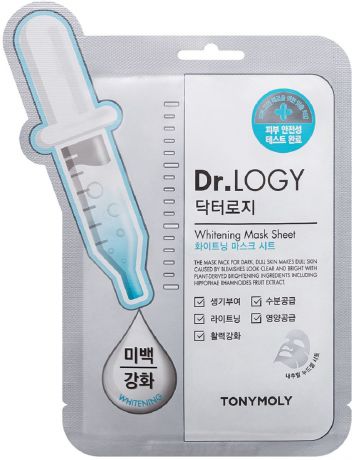 Маска для лицаTony Moly Dr.Logy Whitening Mask Sheet, 23 г