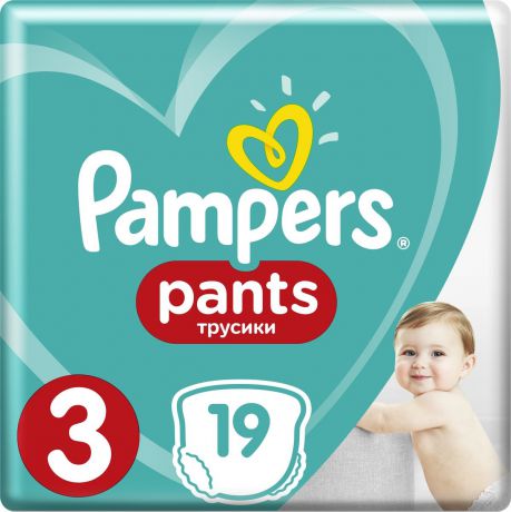 Pampers Подгузники-трусики Pants 6-11 кг 19 шт