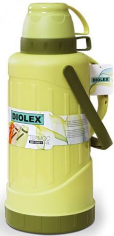 Термос "Diolex", цвет: зеленый, 3,2 л