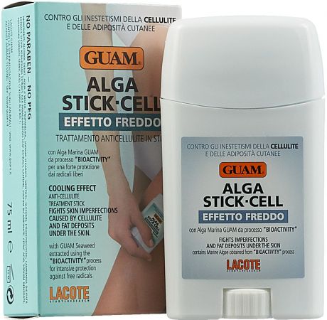 Антицеллюлитный стик Guam Alga Stick-Cell, с охлаждающим эффектом, 75 мл