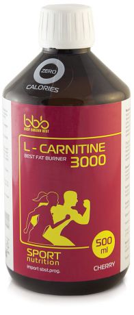 Карнитин bbb "L-Carnitine 3000", вишня, 500 мл