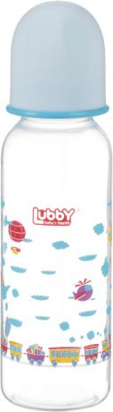 Lubby Бутылочка для кормления с силиконовой соской Малыши и малышки от 0 месяцев 250 мл
