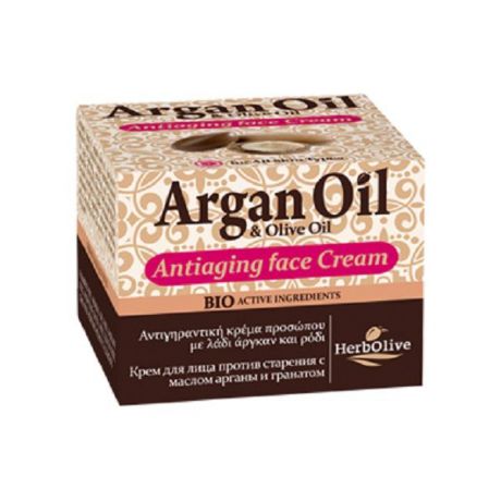 ArganOil Антивозрастной крем для лица с маслом арганы и экстрактом граната 50 мл