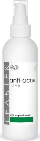 Гель для жирной кожи Гельтек Anti-Acne, 200 мл