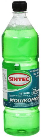 Стеклоомывающая жидкость "Sintec", летняя, цвет: зеленый, 1 л