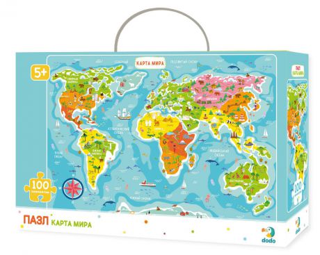 Пазл для малышей Dodo "Карта мира"