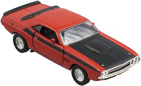 Модель автомобиля Welly Dodge Challenger 1970, 43663, красный
