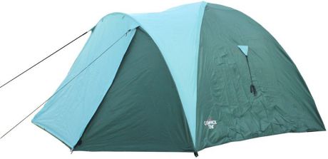 Палатка Campack Tent "Mount Traveler 4", 4-х местная, цвет: зеленый, серый, черный