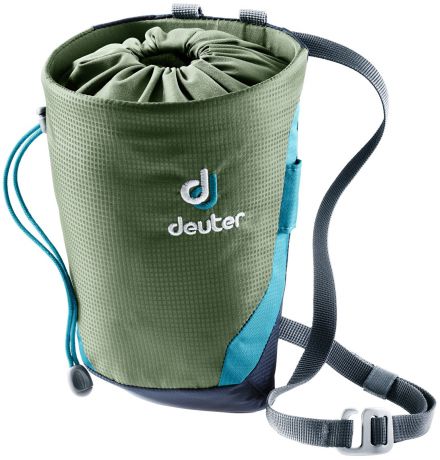 Мешок для магнезии Deuter Gravity Chalk Bag II L, цвет: темно-синий, оливковый