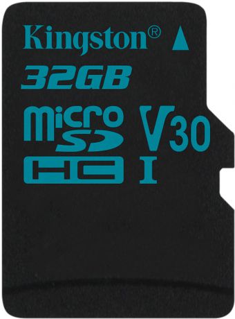 Kingston microSDHC Canvas Go! UHS-I Class U3 32GB карта памяти без адаптера