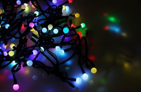 Гирлянда Neon-Night "Мультишарики", светодиодная, 100 LED, диаметр 17,5 мм, 10 м