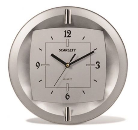 Часы настенные "Scarlett", диаметр 33 см. SC - 55FT