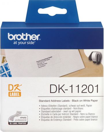 Наклейки Brother DK11201 адресные станд. 29х90мм (400шт)