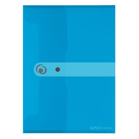 Herlitz Папка-конверт Easy orga формат A4 цвет голубой