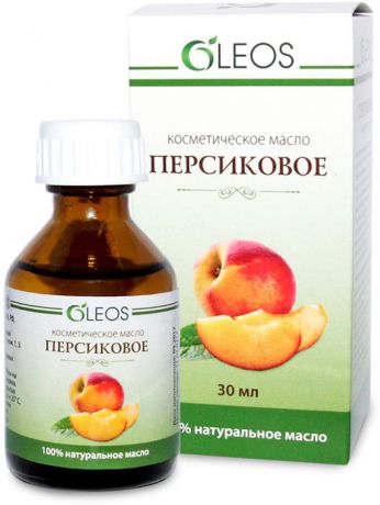 Косметическое масло Персиковое Oleos, 30 мл