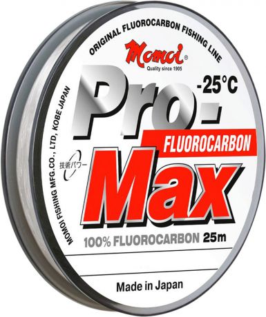 Леска зимняя Momoi Fishing "Pro-Max Fluorocarbon", 0,12 мм, 1,5 кг, 25 м