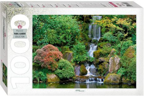 Step Puzzle Пазл Водопад в японском саду 1000 элементов