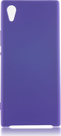 Чехол Brosco Softrubber для Sony Xperia XA1, фиолетовый