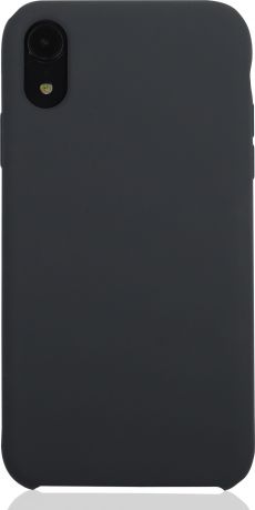 Чехол Brosco Softrubber для Apple iPhone XR, серый