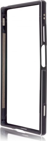 Чехол Brosco BMP для Sony Xperia XA1 Plus, черный