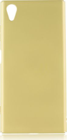 Чехол Brosco 4Side Soft-Touch для Sony Xperia XA1 Plus, золотой