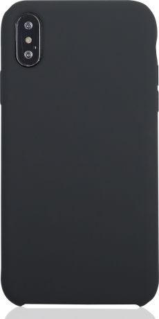 Чехол Brosco Softrubber для Apple iPhone XS Max, серый