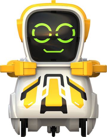 Робот Silverlit "Покибот квадратный", цвет: желтый