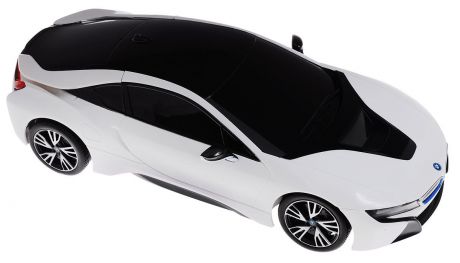 Rastar Радиоуправляемая модель BMW i8 цвет белый черный масштаб 1:18