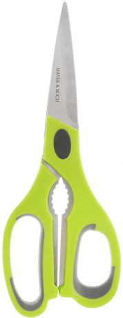Ножницы кухонные "Mayer & Boch", цвет: салатовый, длина 21,7 см