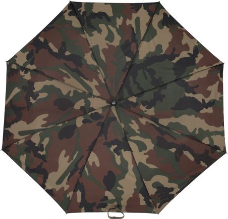 Зонт Эврика, автомат, цвет: хаки, коричневый. 97840