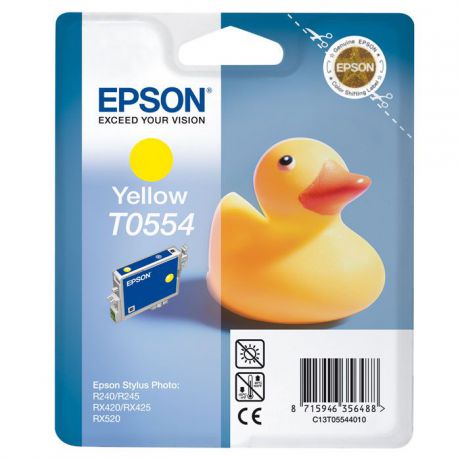 Картридж Epson T0554 (C13T05544010), желтый