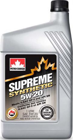 Моторное масло Petro-Canada Supreme Synthetic 5W-20, MOSYN52C12, 1 л