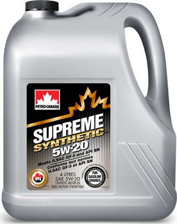 Моторное масло Petro-Canada Supreme Synthetic 5W-20, MOSYN52C16, 4 л