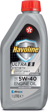 Моторное масло Texaco Havoline Ultra S 5W40, 801339NKE, 1 л