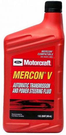 Трансмиссионное масло Motorcraft ATF Mercon V, XT5QMC, 946 мл